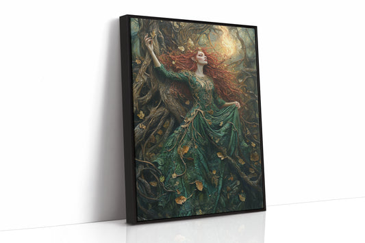 AL0126 - Premium Art Print - Black Framed Canvas image 1