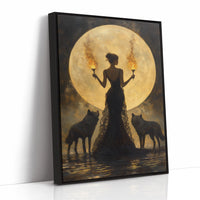 AL0130 - Premium Art Print - Black Framed Canvas image 1