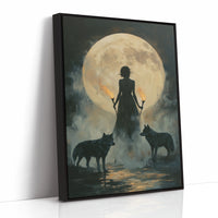 AL0131 - Premium Art Print - Black Framed Canvas image 1