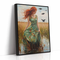 AL0132 - Premium Art Print - Black Framed Canvas image 1