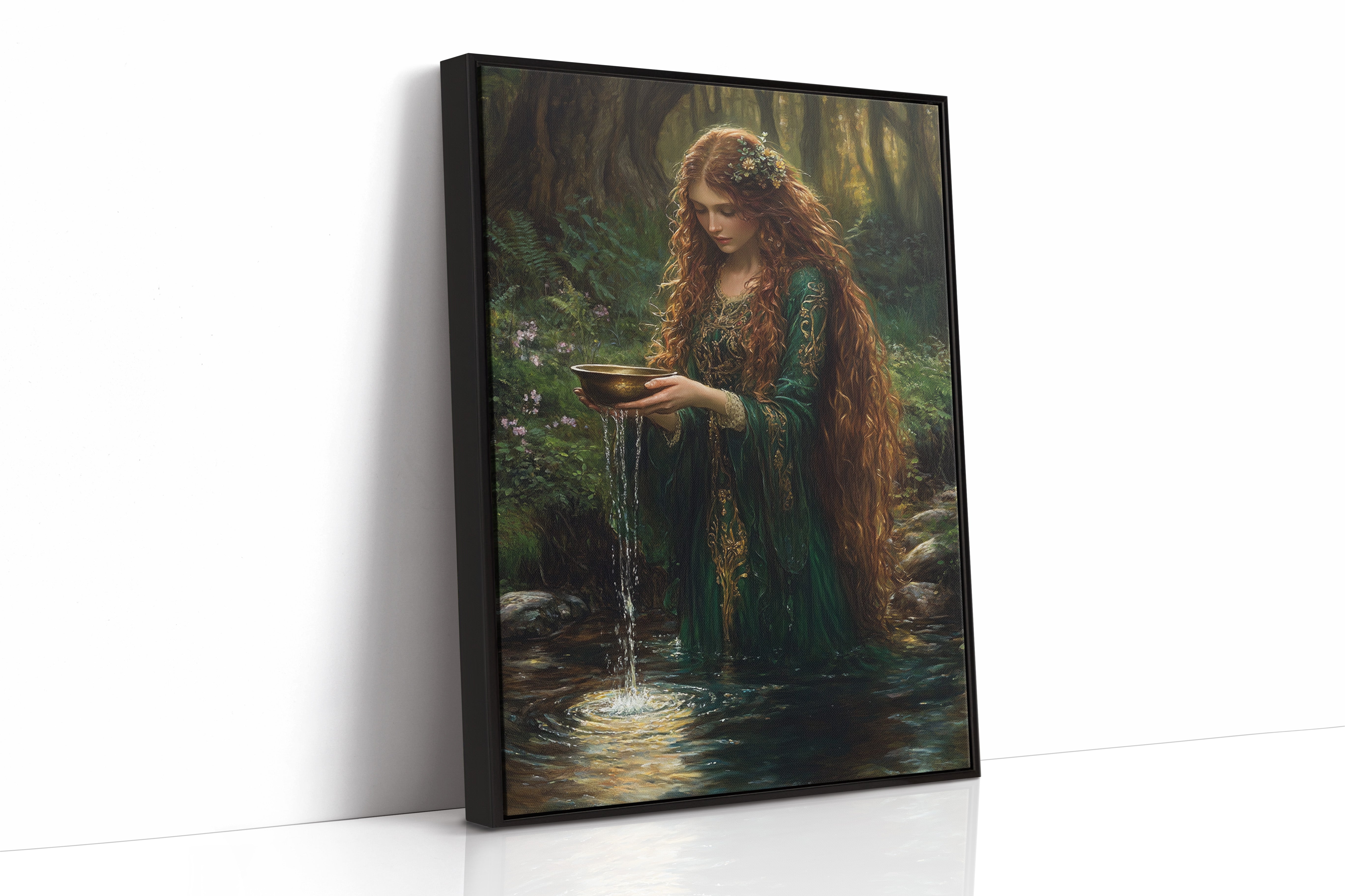 AL0141 - Premium Art Print - Black Framed Canvas image 1