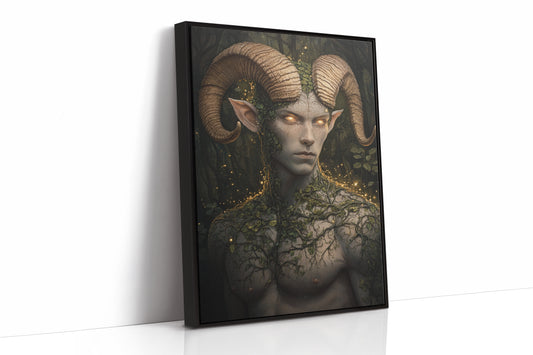 AL0143 - Premium Art Print - Black Framed Canvas image 1