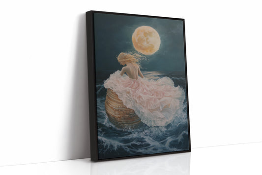 AL0149 - Premium Art Print - Black Framed Canvas image 1