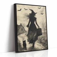AL0164 - Premium Art Print - Black Framed Canvas image 1