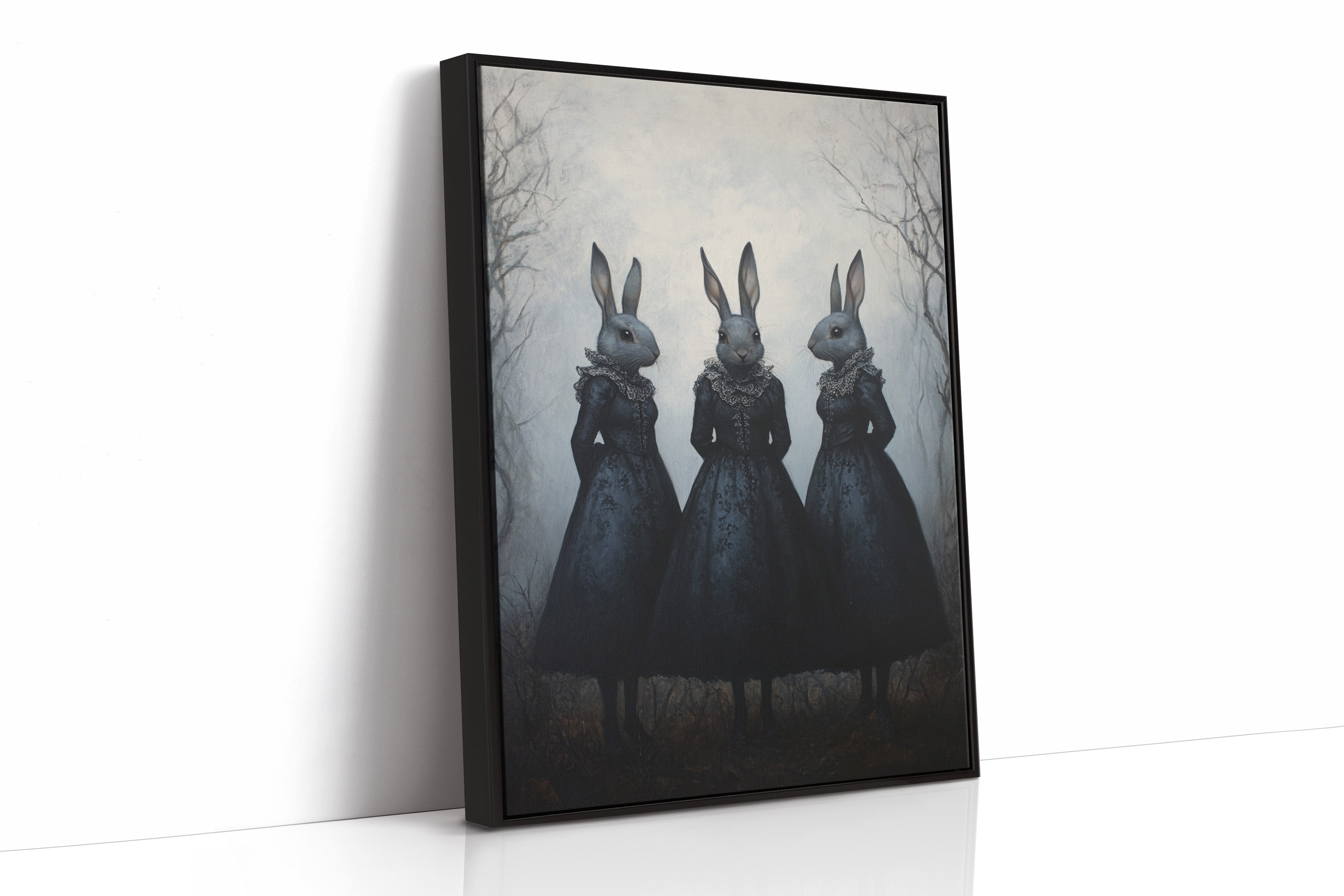 AL0177 - Premium Art Print - Black Framed Canvas image 1
