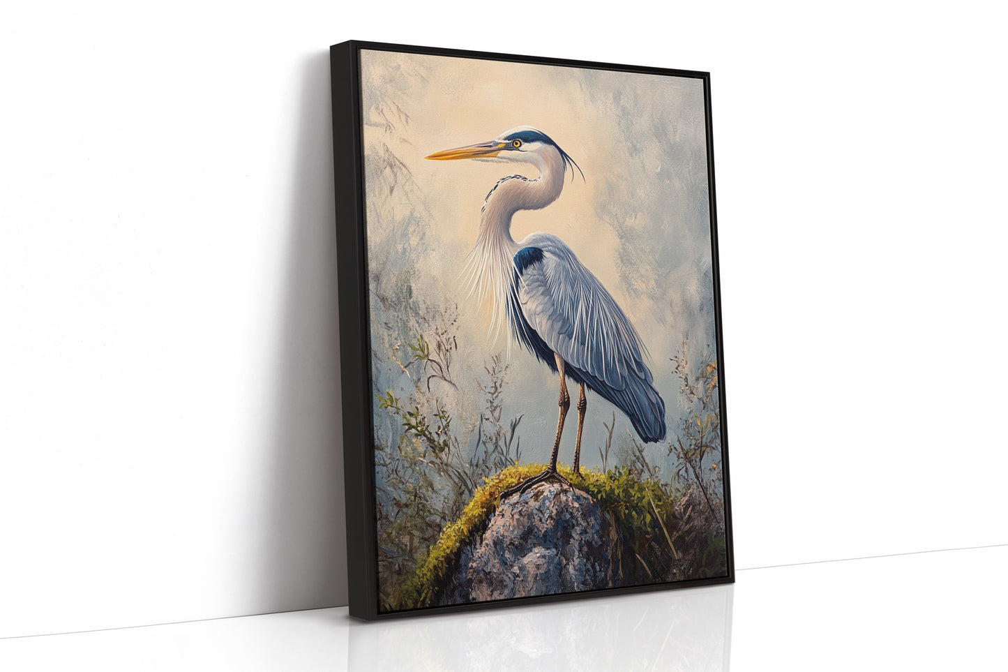 AL0189 - Premium Art Print - Black Framed Canvas image 1