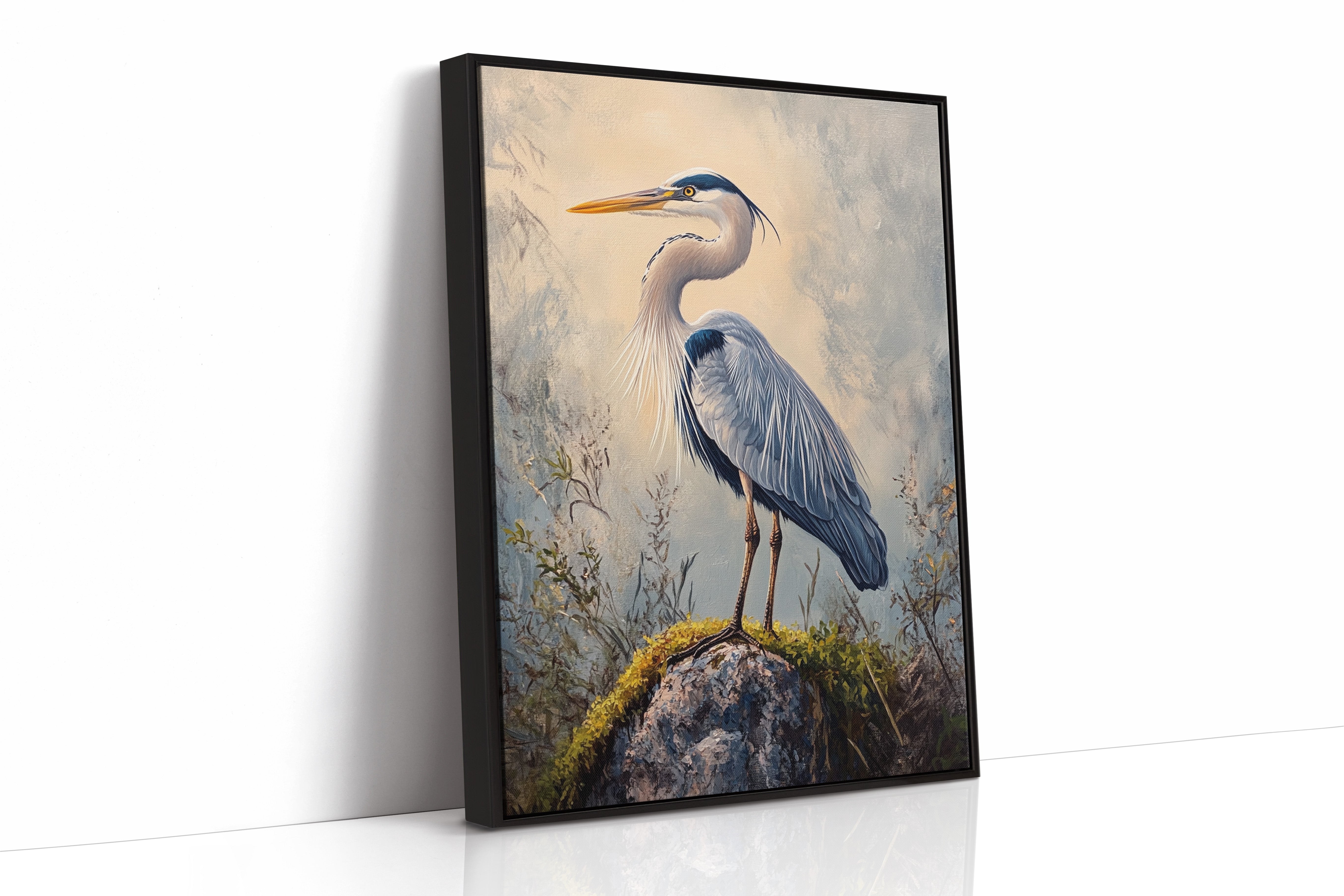 AL0189 - Premium Art Print - Black Framed Canvas image 1