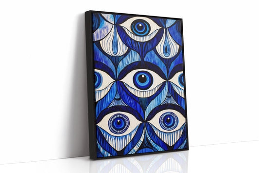 AL0195 - Premium Art Print - Black Framed Canvas image 1