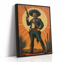 AL0198 - Premium Art Print - Black Framed Canvas image 1