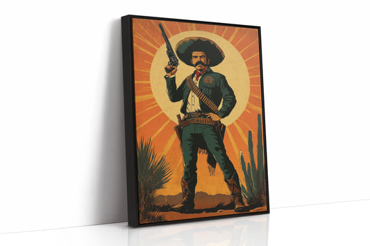 AL0198 - Premium Art Print - Black Framed Canvas image 1