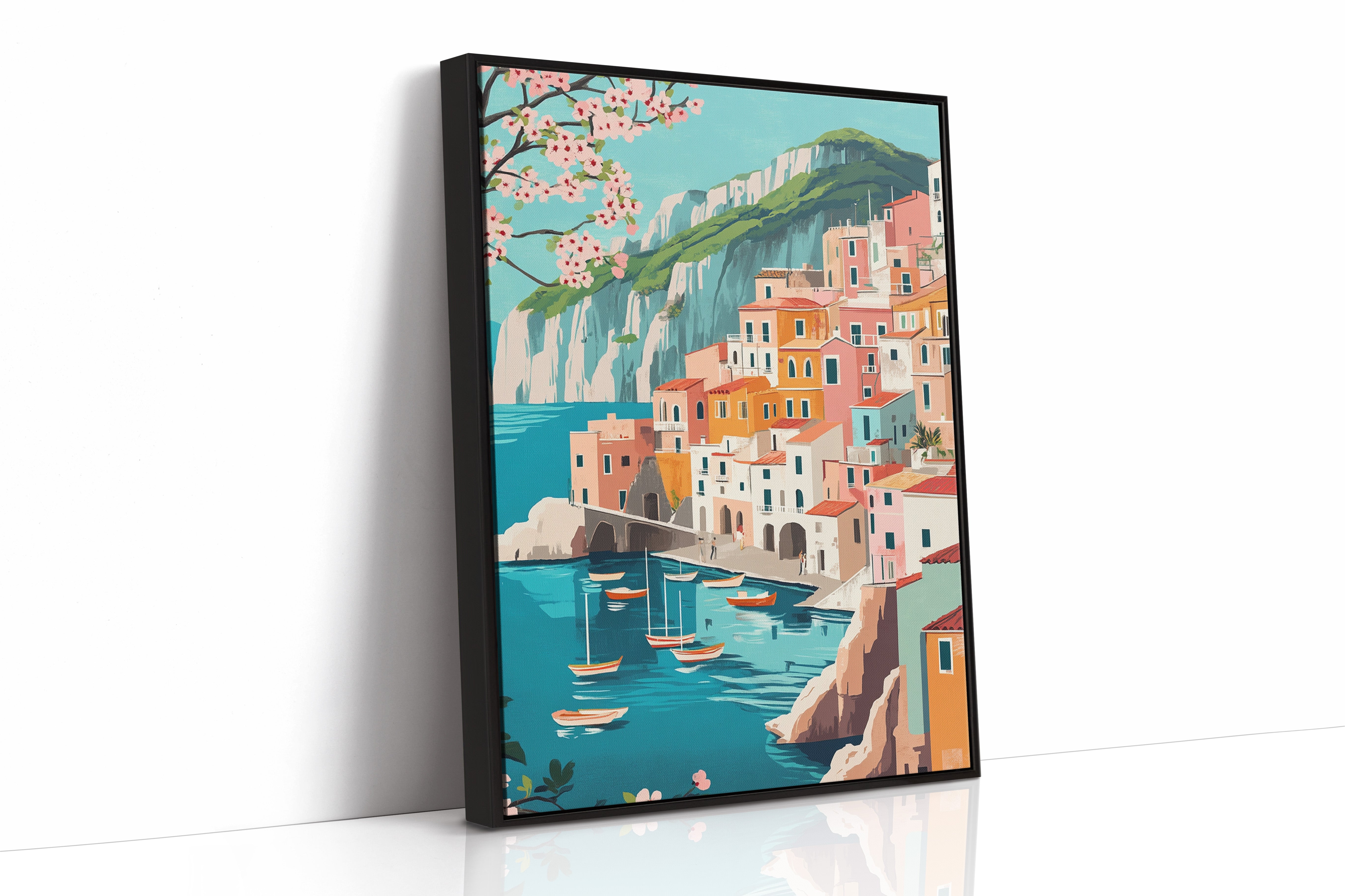 AL0199 - Premium Art Print - Black Framed Canvas image 1