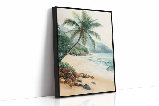 AL0209 - Premium Art Print - Black Framed Canvas image 1