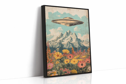 AL0214 - Premium Art Print - Black Framed Canvas image 1