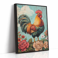 AL0218 - Premium Art Print - Black Framed Canvas image 1