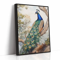 AL0219 - Premium Art Print - Black Framed Canvas image 1
