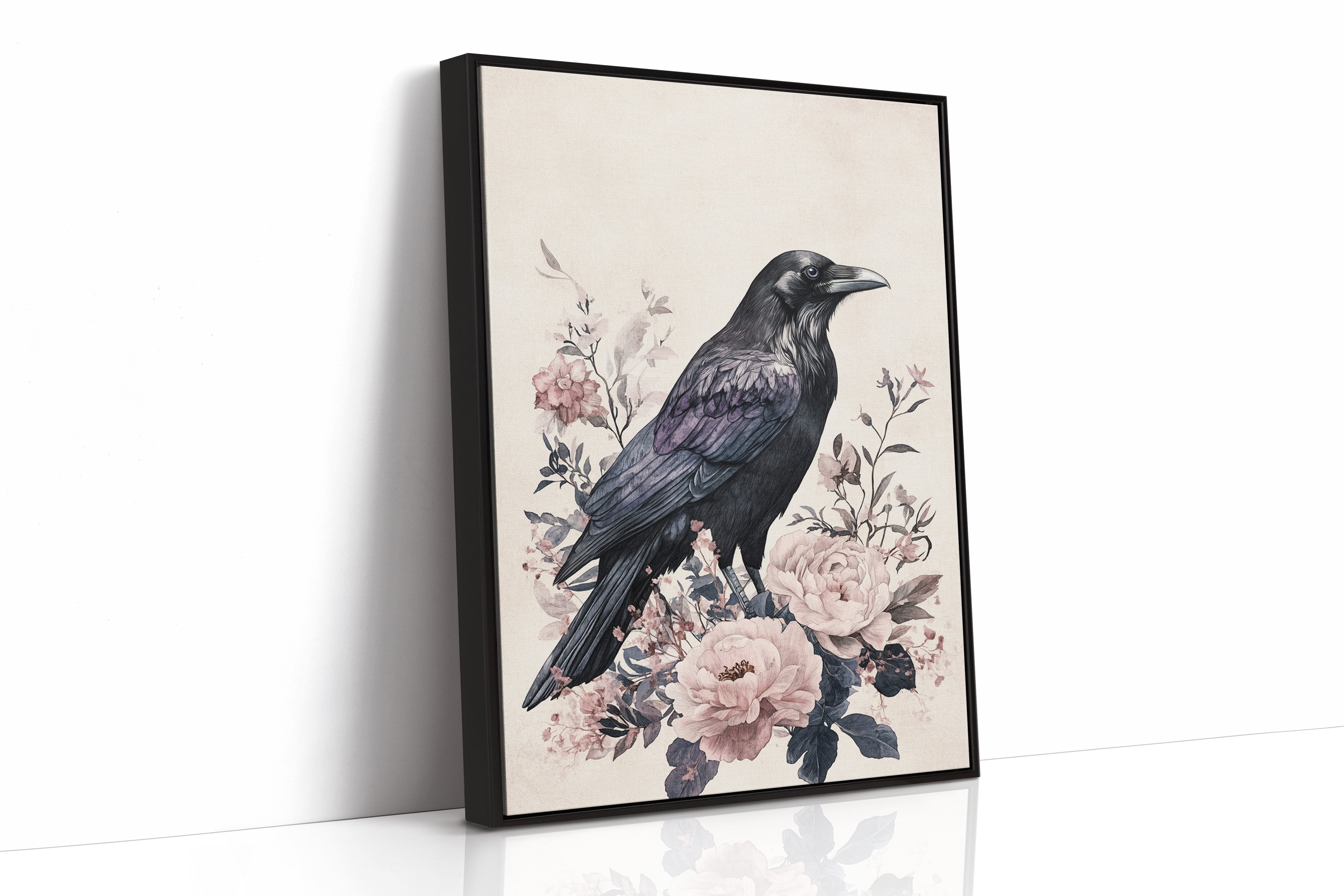 AL0222 - Premium Art Print - Black Framed Canvas image 1