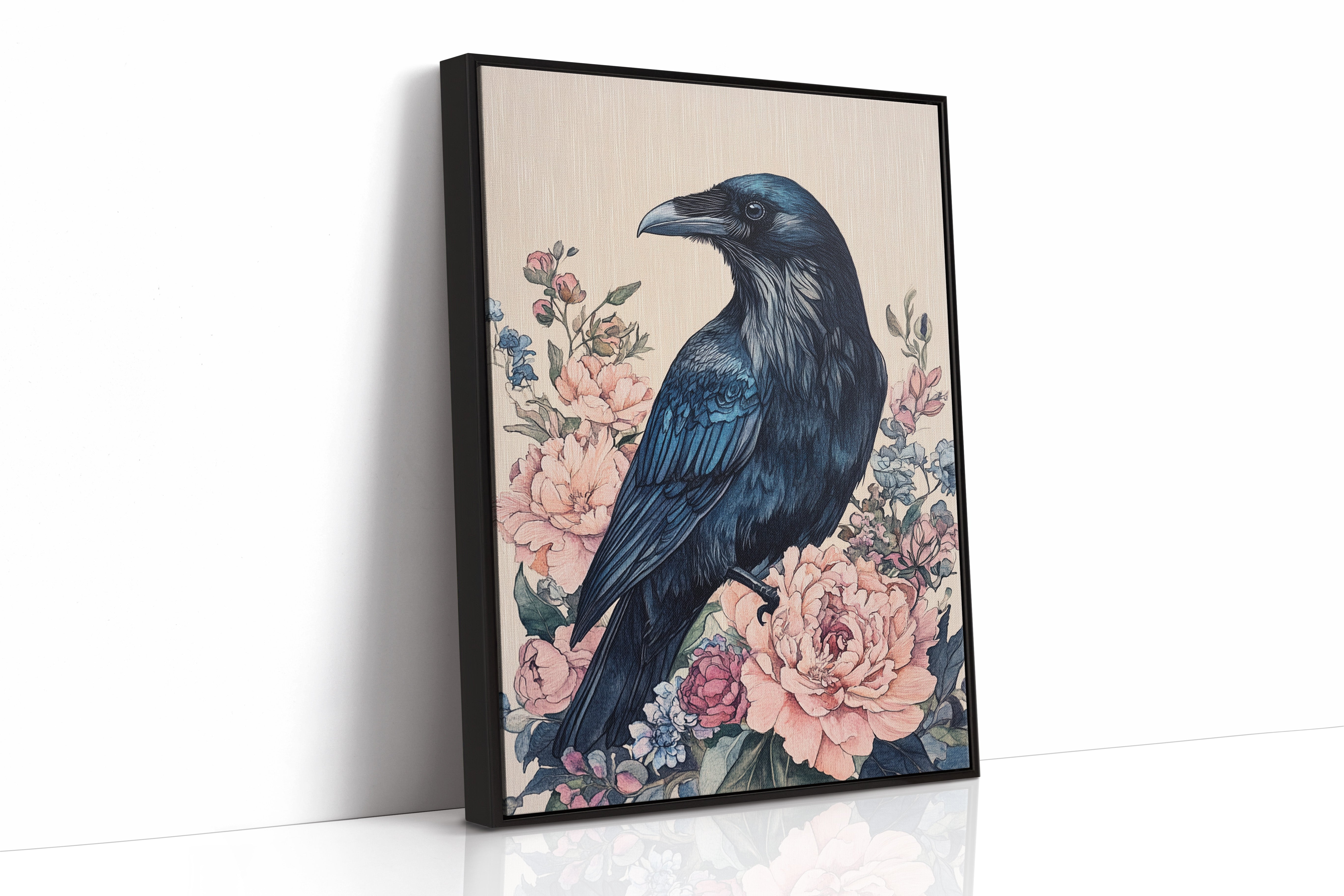 AL0223 - Premium Art Print - Black Framed Canvas image 1