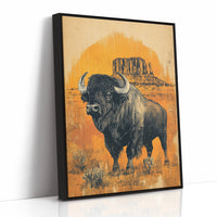 AL0228 - Premium Art Print - Black Framed Canvas image 1