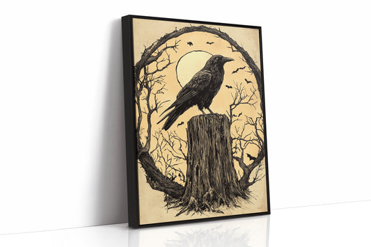 AL0230 - Premium Art Print - Black Framed Canvas image 1