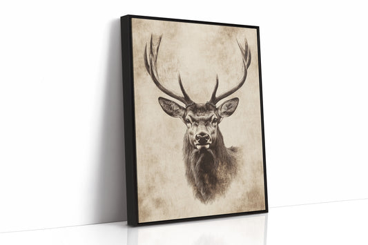 AL0236 - Premium Art Print - Black Framed Canvas image 1