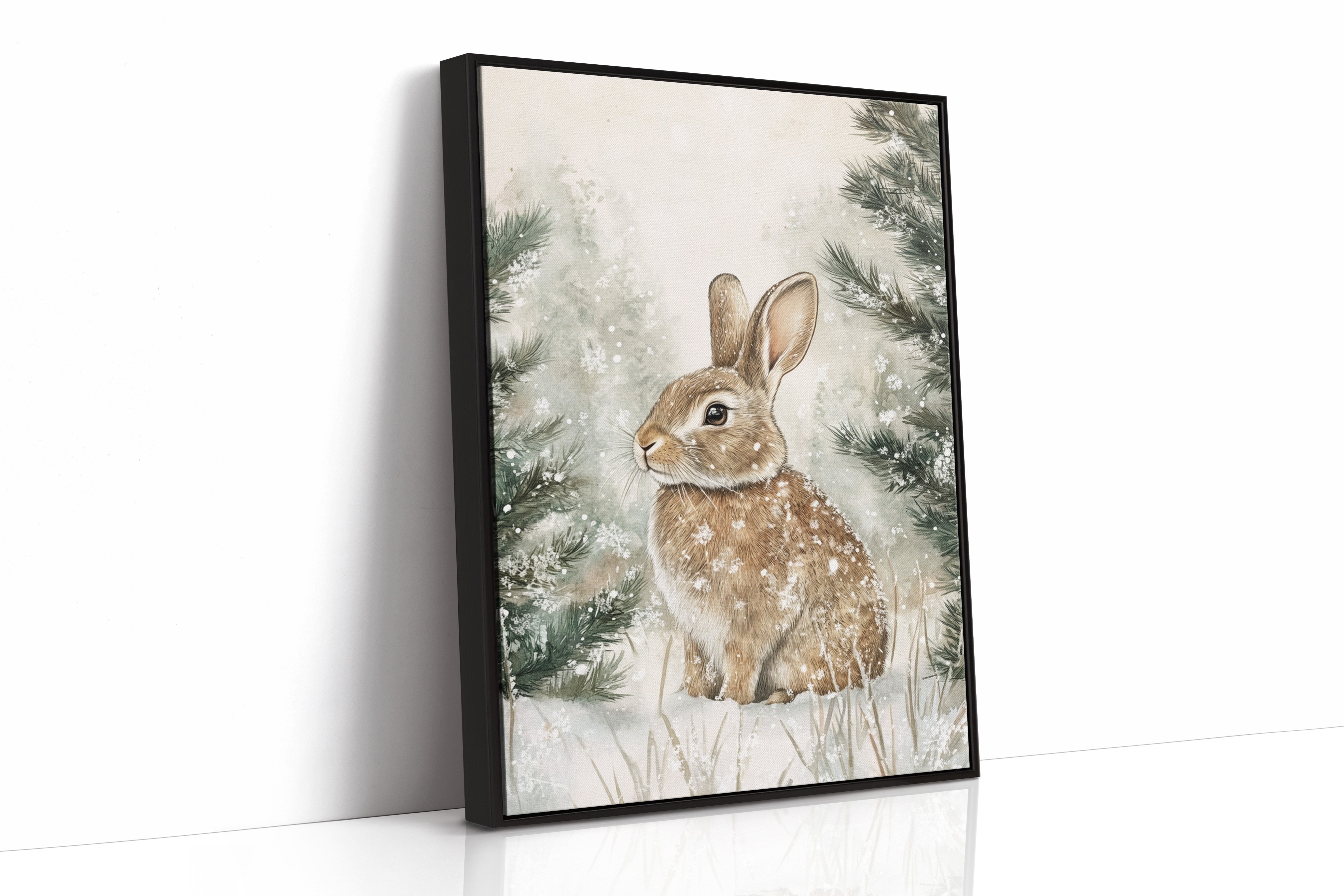 AL0237 - Premium Art Print - Black Framed Canvas image 1