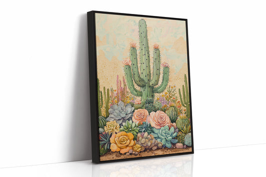 AL0247 - Premium Art Print - Black Framed Canvas image 1