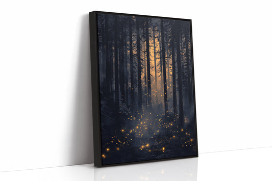 AL0252 - Premium Art Print - Black Framed Canvas image 1