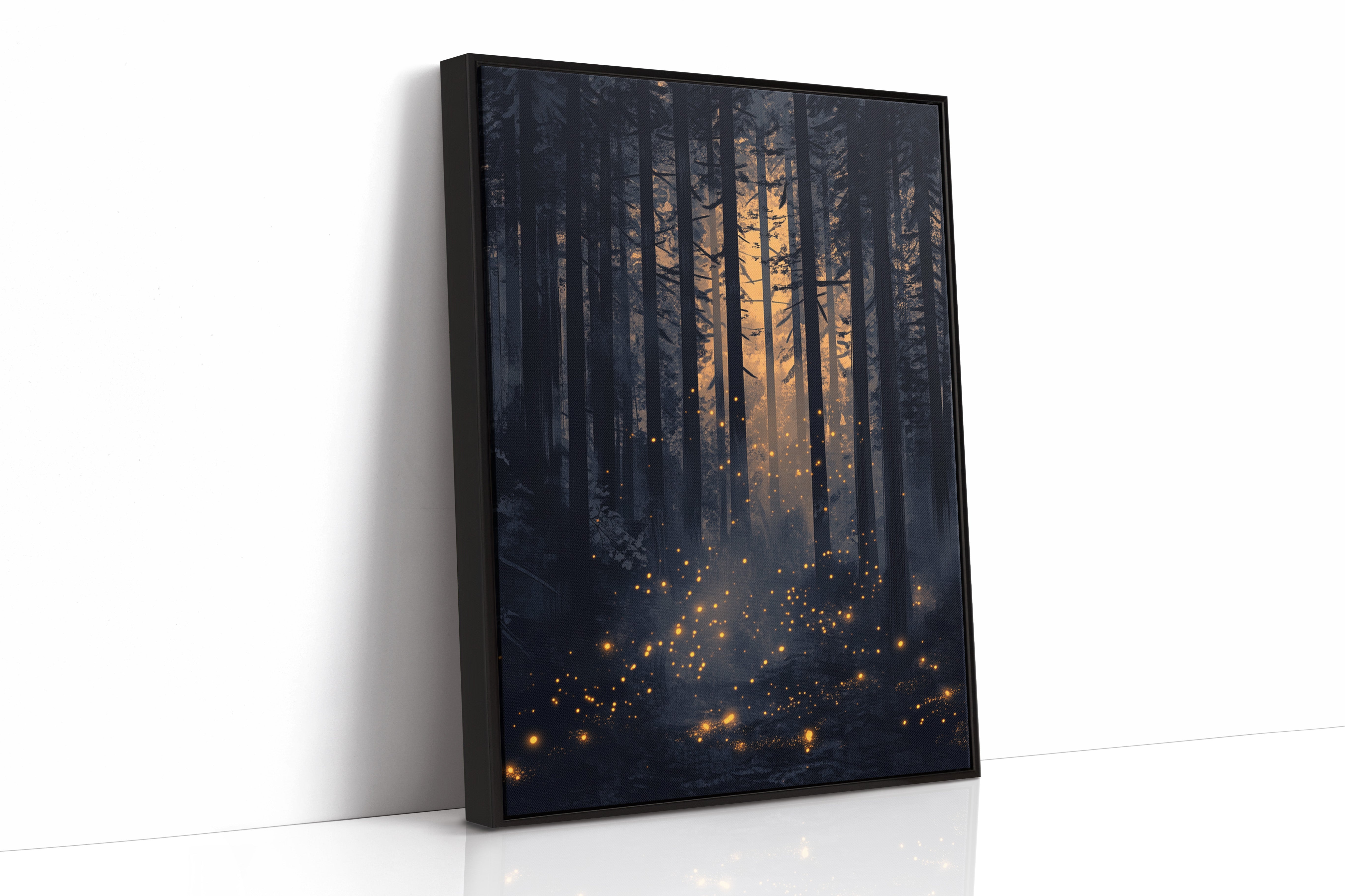 AL0252 - Premium Art Print - Black Framed Canvas image 1