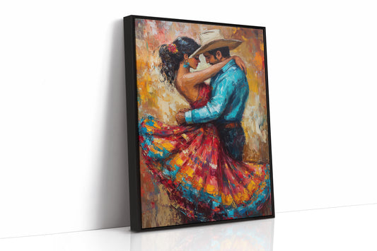 AL0258 - Premium Art Print - Black Framed Canvas image 1