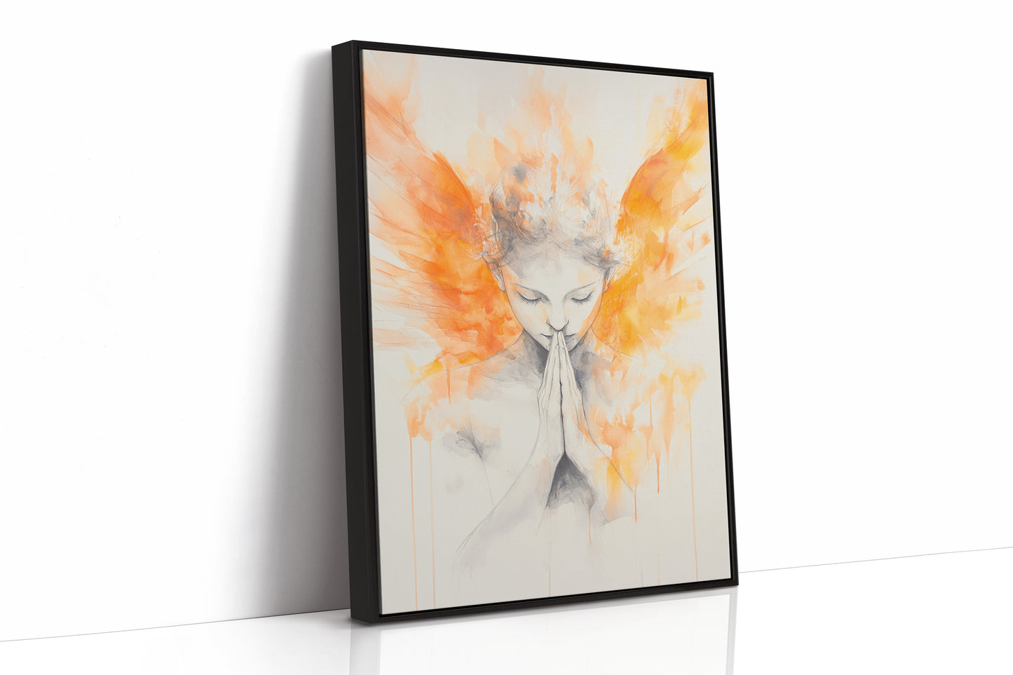 AL0259 - Premium Art Print - Black Framed Canvas image 1