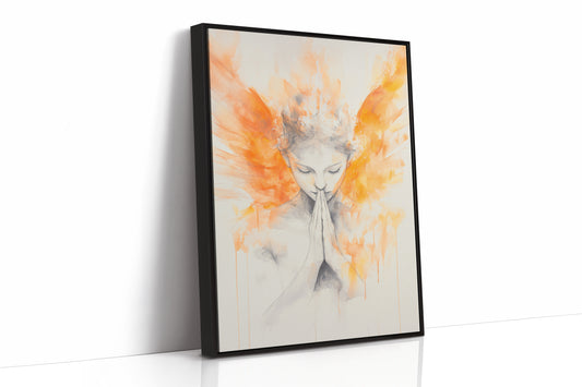 AL0259 - Premium Art Print - Black Framed Canvas image 1