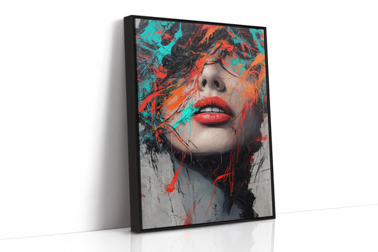 AL0262 - Premium Art Print - Black Framed Canvas image 1