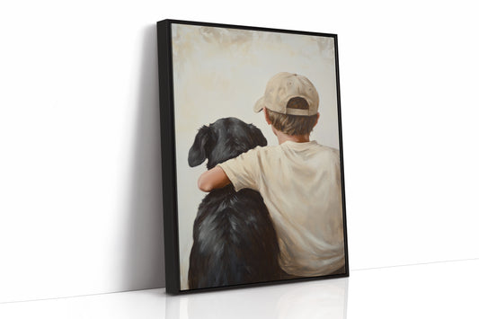 AL0270 - Premium Art Print - Black Framed Canvas image 1