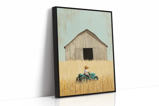 AL0272 - Premium Art Print - Black Framed Canvas image 1