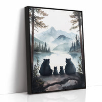 AL0276 - Premium Art Print - Black Framed Canvas image 1