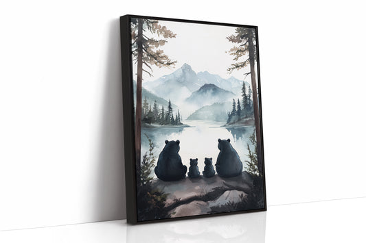 AL0276 - Premium Art Print - Black Framed Canvas image 1