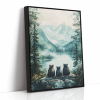 AL0277 - Premium Art Print - Black Framed Canvas image 1