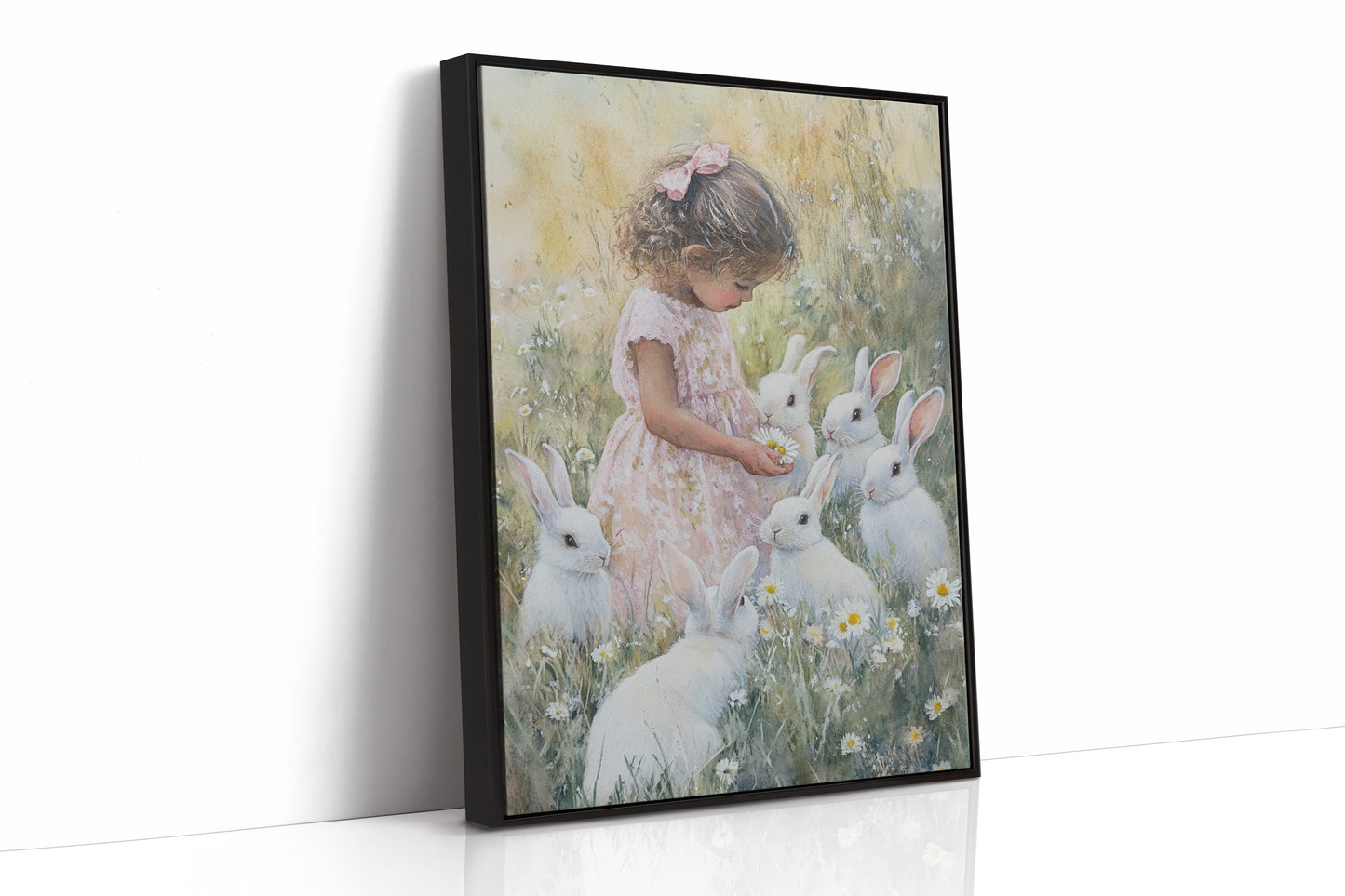 AL0279 - Premium Art Print - Black Framed Canvas image 1
