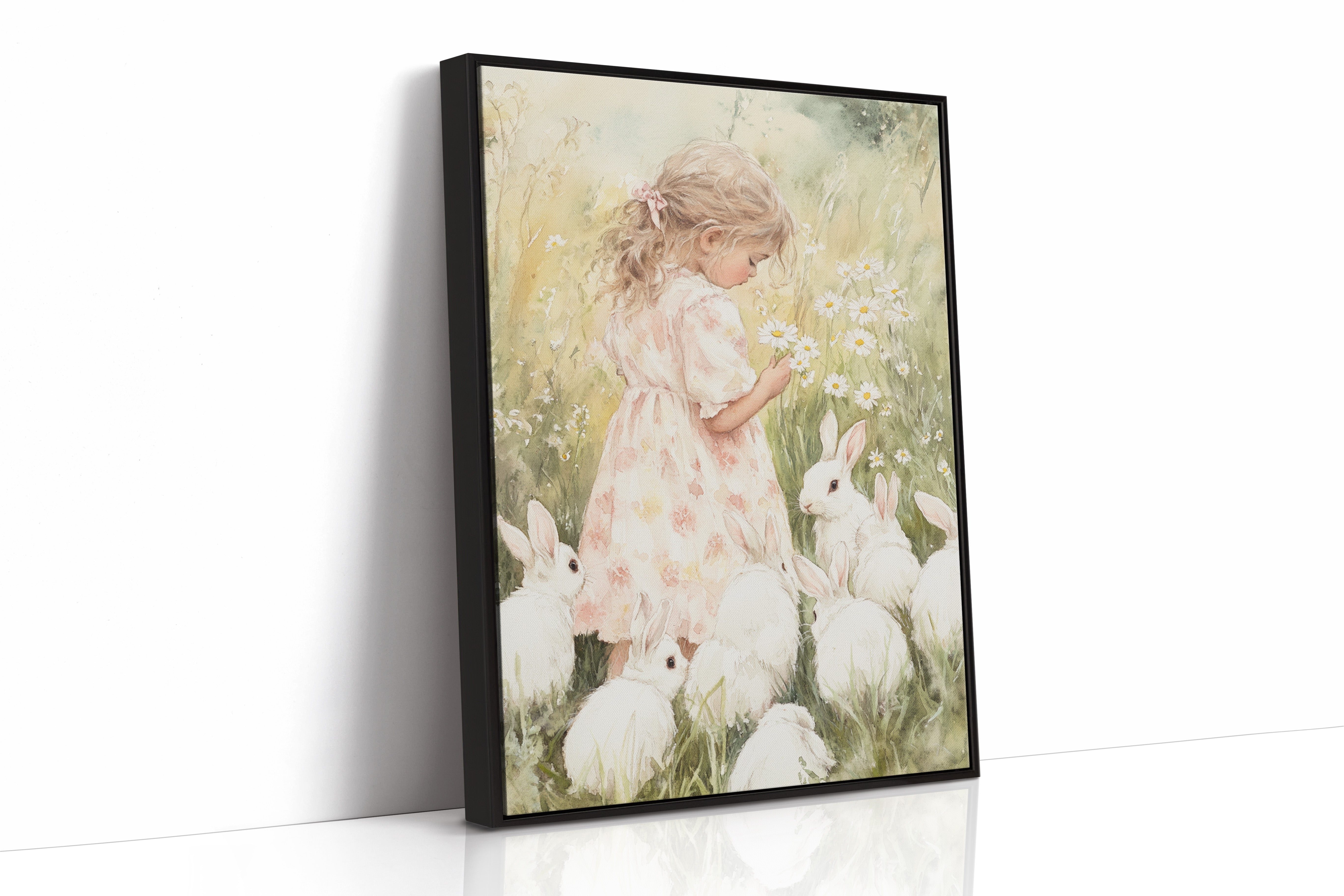 AL0280 - Premium Art Print - Black Framed Canvas image 1