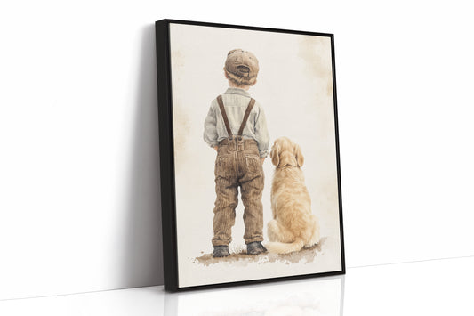 AL0282 - Premium Art Print - Black Framed Canvas image 1