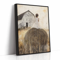 AL0286 - Premium Art Print - Black Framed Canvas image 1