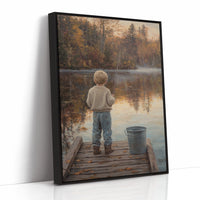 AL0287 - Premium Art Print - Black Framed Canvas image 1