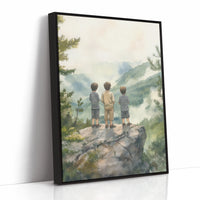 AL0289 - Premium Art Print - Black Framed Canvas image 1