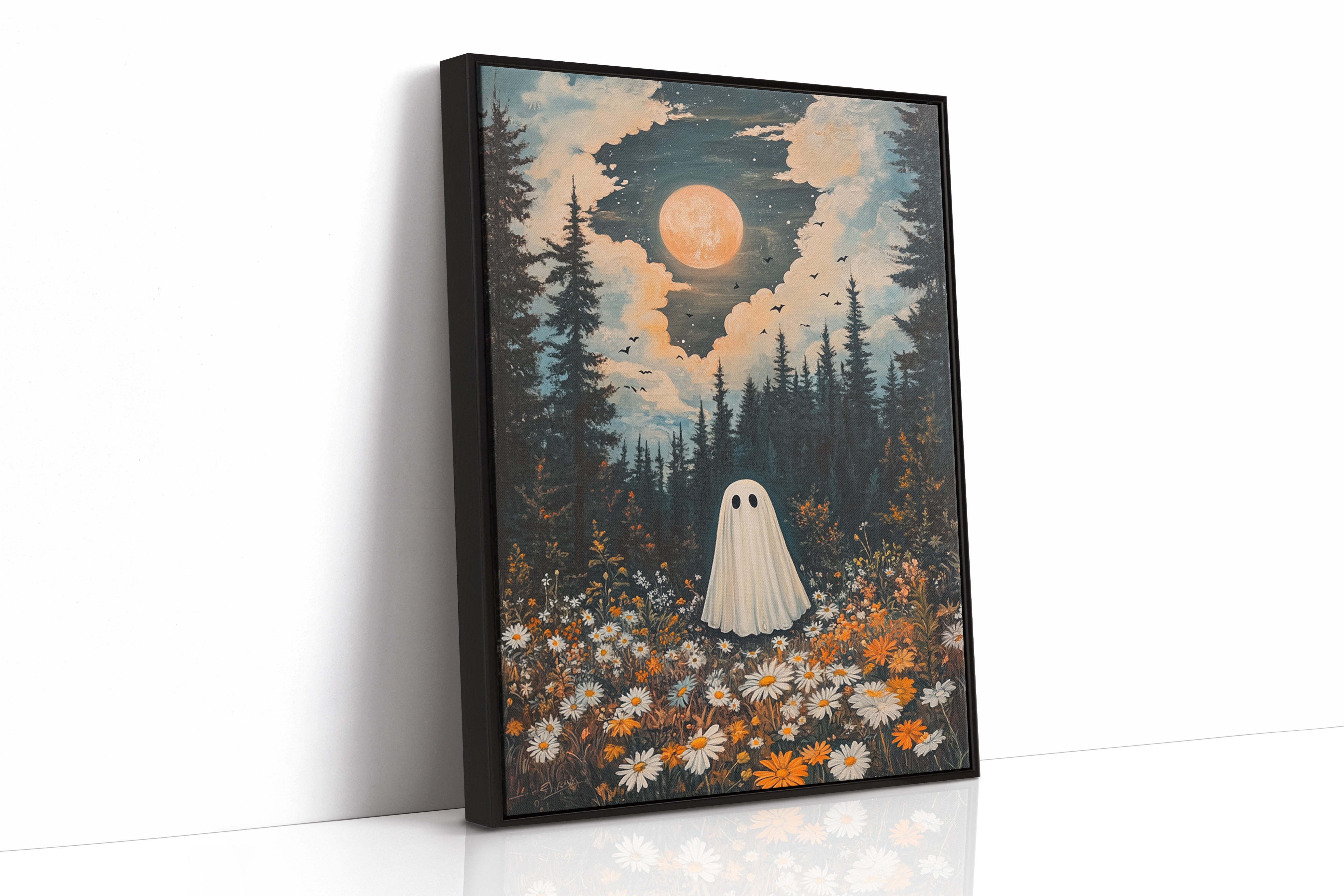 AL0291 - Premium Art Print - Black Framed Canvas image 1