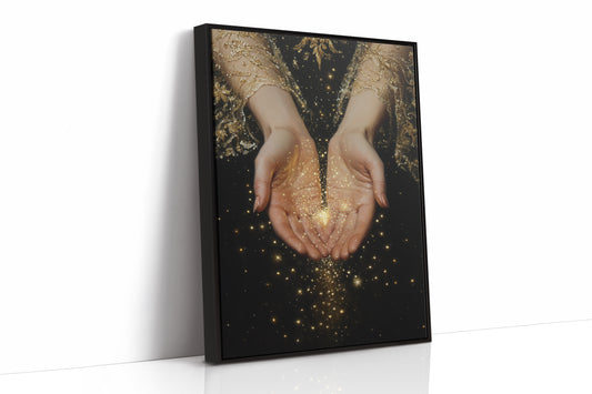 AL0297 - Premium Art Print - Black Framed Canvas image 1
