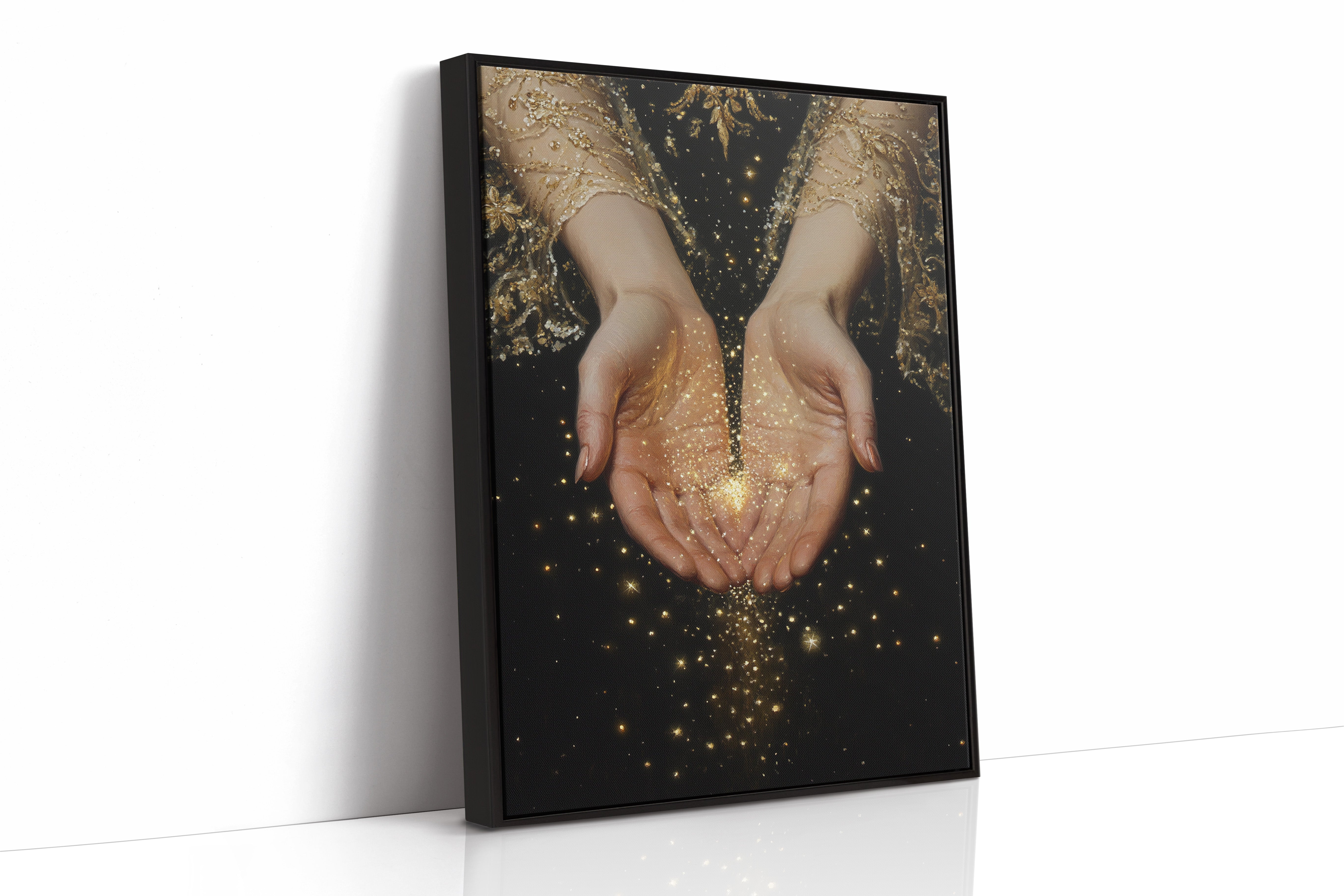 AL0297 - Premium Art Print - Black Framed Canvas image 1