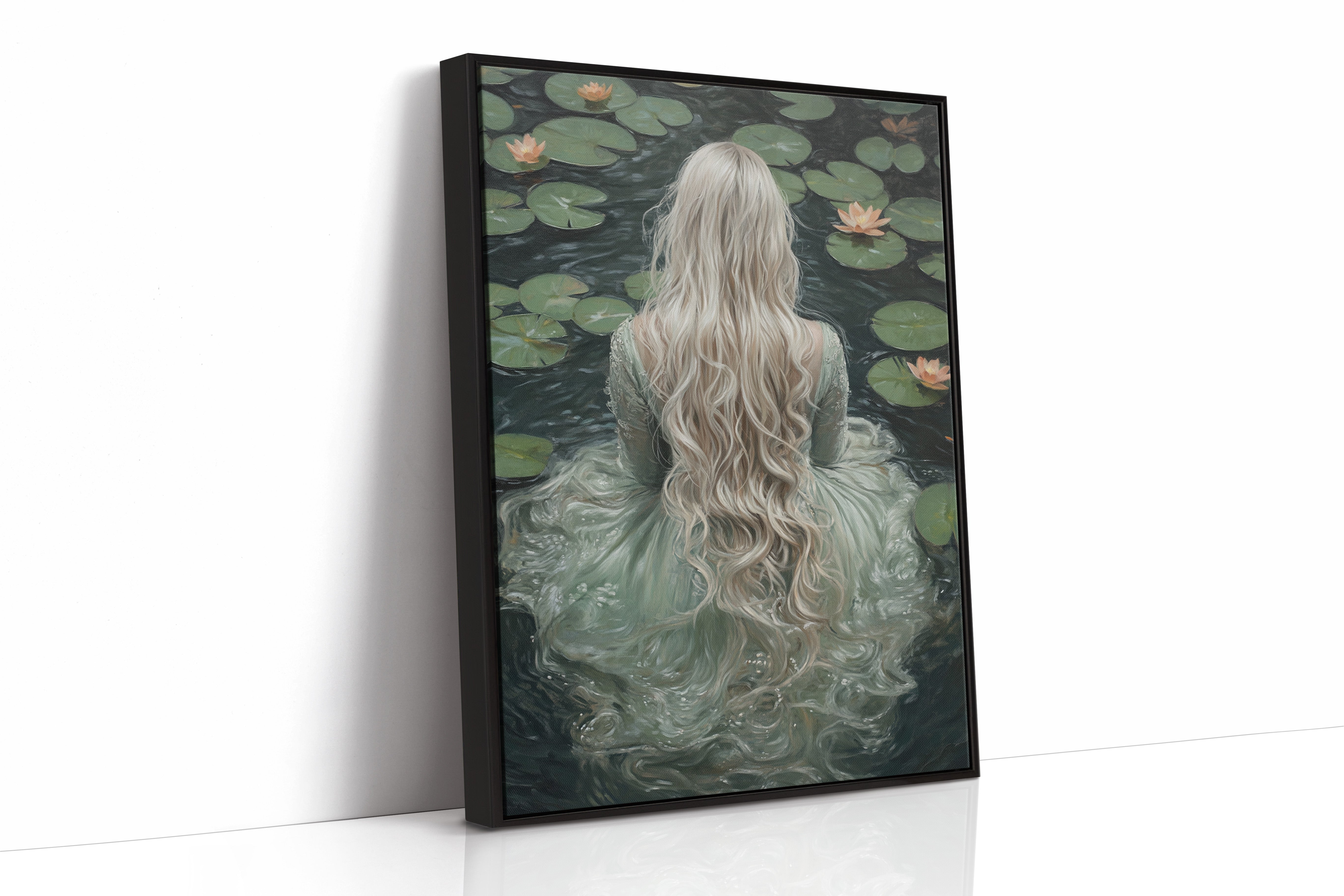 AL0299 - Premium Art Print - Black Framed Canvas image 1