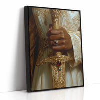 AL0302 - Premium Art Print - Black Framed Canvas image 1