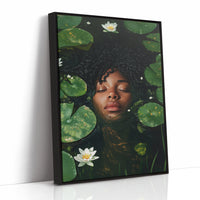 AL0303 - Premium Art Print - Black Framed Canvas image 1