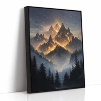 AL0313 - Premium Art Print - Black Framed Canvas image 1